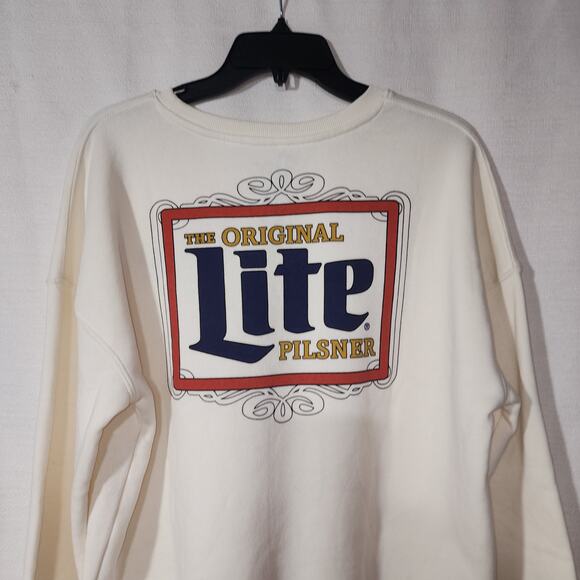 Miller lite sweatshirt women's Medium-first picture is back of sweatshirt - Picture 7 of 7